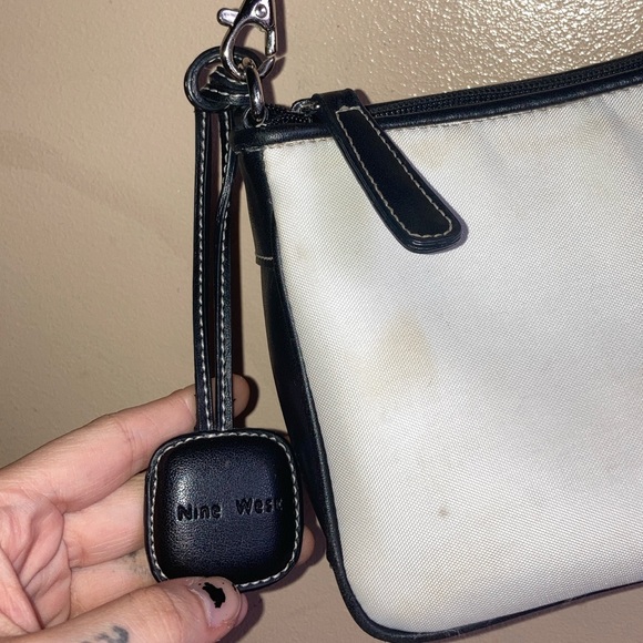 Black and White Nine West mini bag - Picture 2 of 4